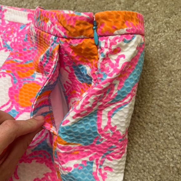 ❤️ Lilly Pulitzer Adie Shorts in Shorley Blue Feeling Tanked - Picture 3 of 8